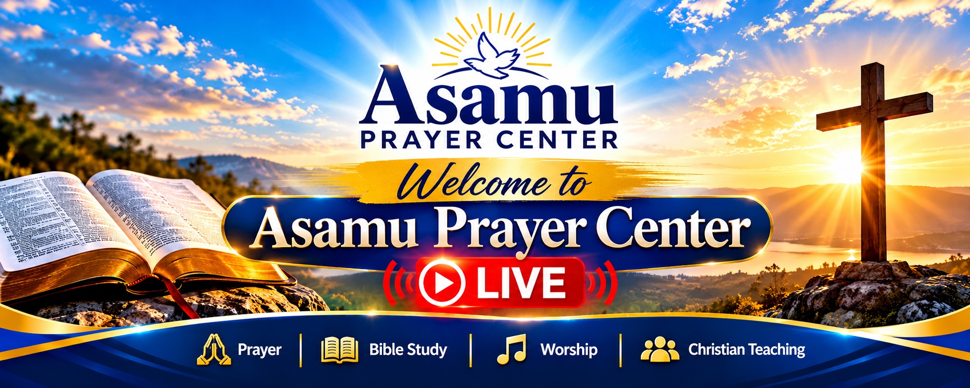 Asamu Prayer Center Live Banner